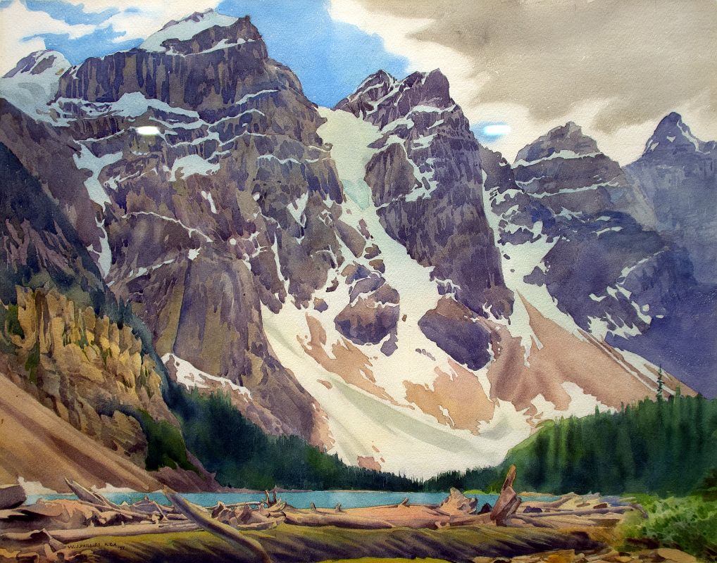 40E Valley Of The Ten Peaks by Walter J Phillips 1957 At The Banff Centre Walter Phillips Gallery